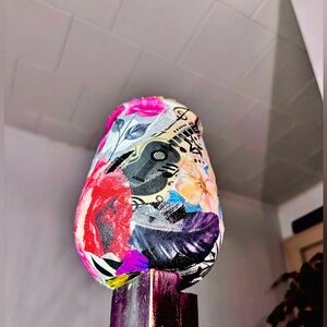 Hand-Crafted Chaotic Floral Fushion Decorative Accent